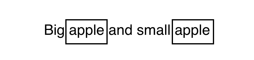 Positional Embedding example sentence